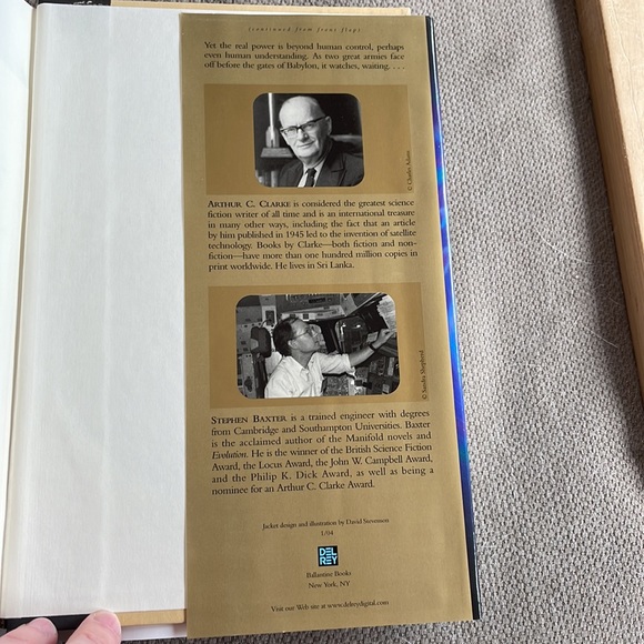 Time’s Eye - Arthur C. Clarke and Stephen Baxter. 1st Ed. Hardcover SciFy - Picture 7 of 11